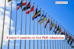 Easiest Countries to Get PhD Admission Easiest Countries to Get PhD Admission
