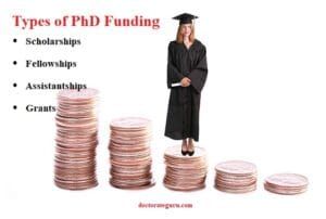 Types of PhD Funding: Scholarships, Fellowships, Assistantships & Grants Types of PhD Funding 1