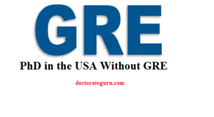 phd in biology in usa without gre