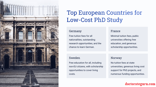 Best Destinations in Europe for Low-Cost PhD Study Best Destinations in Europe for Low-Cost PhD Study