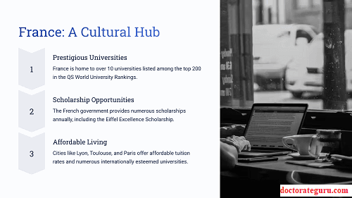 Top 10 Cheapest PhD Programs for International Students Best Destinations in Europe for Low-Cost PhD Study - France