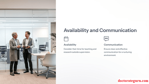 How to Choose the Right PhD Supervisor: Factors to Consider Availability-and-Communication